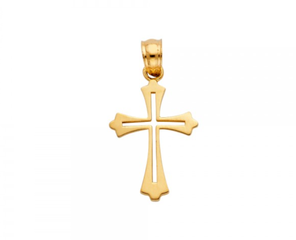 14KY Cross Religious Pendant