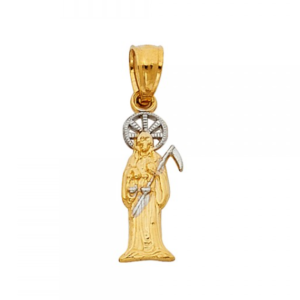 14K 2T Devil Religious Pendant