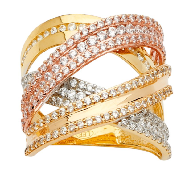 3C Fancy CZ Ring