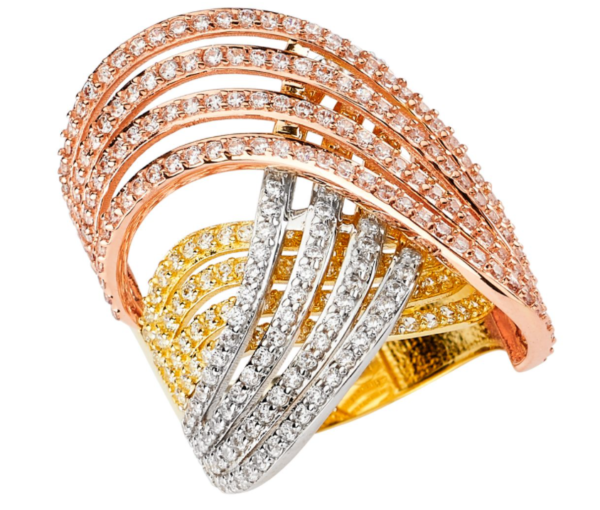3C Fancy CZ Ring