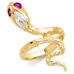 CZ Snake Fancy Ring