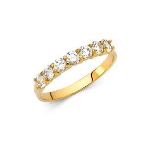 CZ Ladies Wedding Band